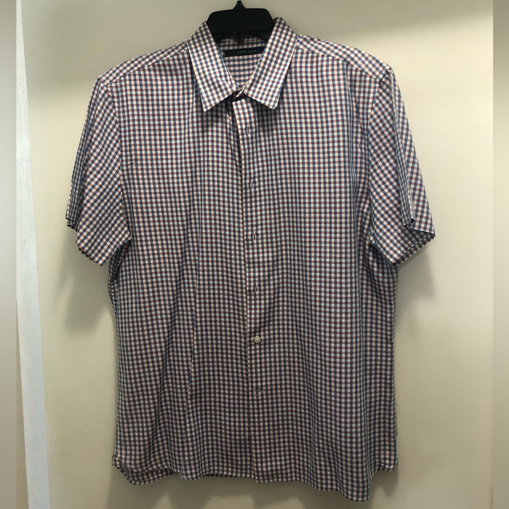 Perry Ellis Button Down Shirt, Size L